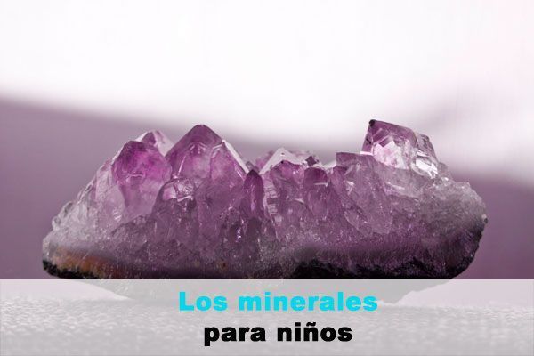 los minerales para niños