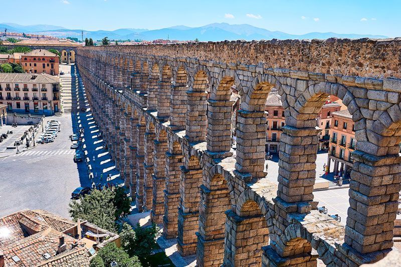 explicación acueducto de Segovia para niños
