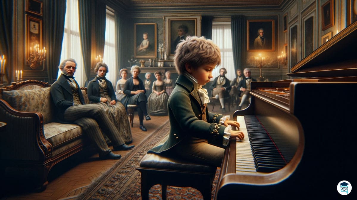 biografía e historia de Beethoven para niños